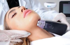 Morpheus8 RF microneedling treatment for skin tightening and scar reduction