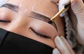 Ombre brows powder brows with soft gradient shading for defined eyebrows